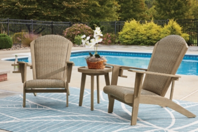 Bradstreet Bay 2 Adirondack Chairs with End table | Ashley