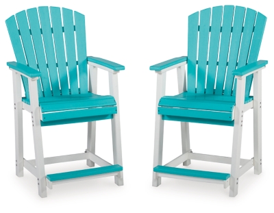 P208-124 Eisely Outdoor Counter Height Bar Stool (Set of 2) sku P208-124