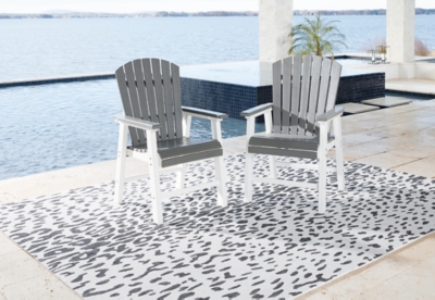 P210-601A Transville Outdoor Dining Arm Chair (Set of 2), Gr sku P210-601A