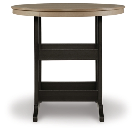 Round pub height online dining table