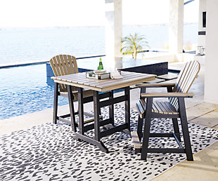 Fairen Trail Outdoor Counter Height Dining Table and 2 Barstools, , rollover