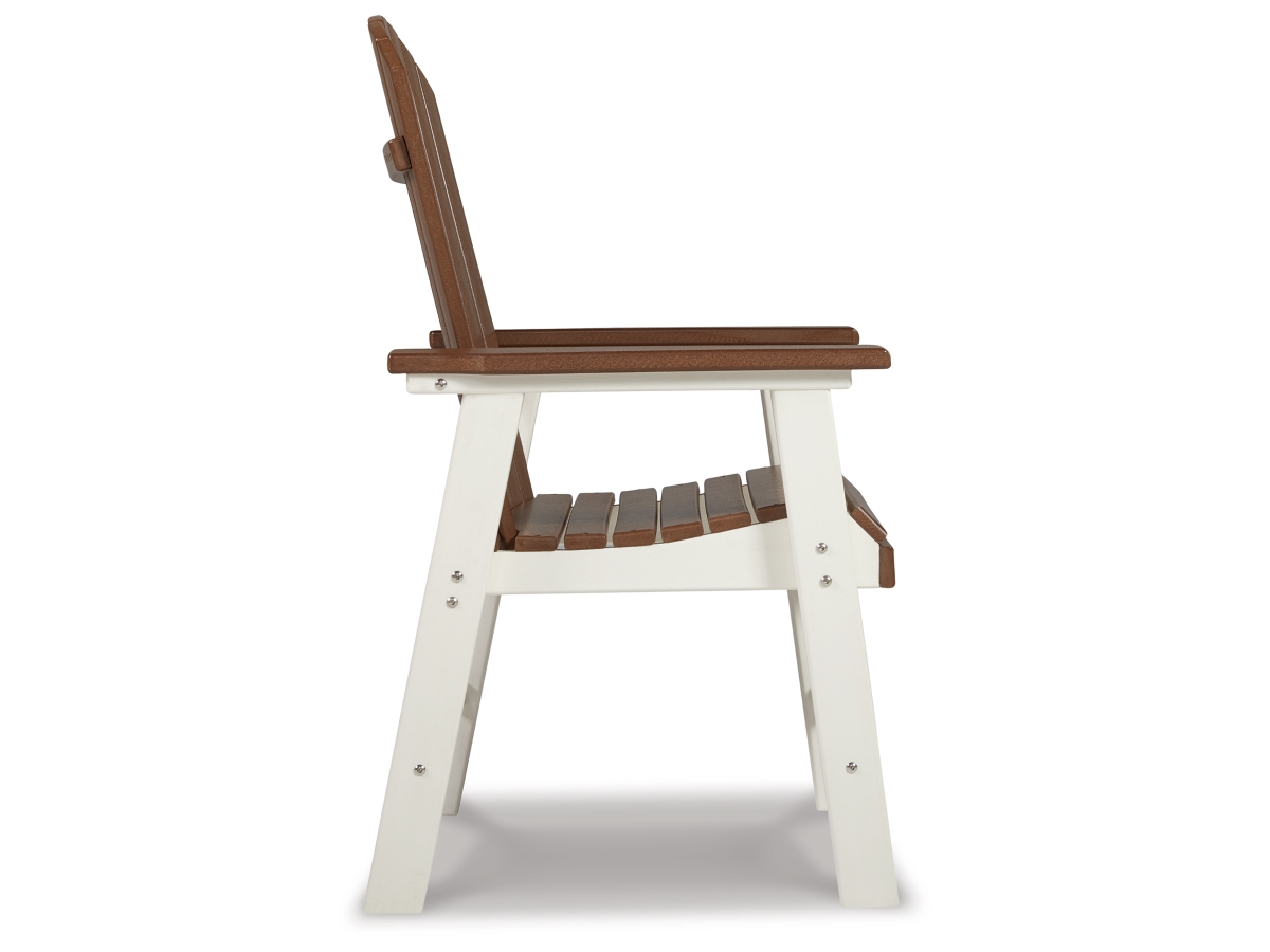 Genesis Bay Outdoor Dining Arm Chair Set of 2 Ashley