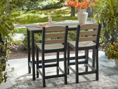 Moondance Outdoor Counter Table and 2 Barstools, , large