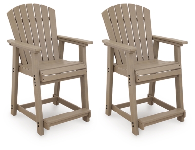 Sandy Dune Outdoor Counter Height Bar Stool (Set of 2), , large