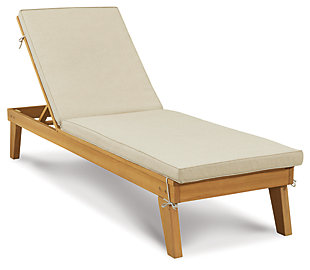 Byron Bay Chaise Lounge with Cushion, , large