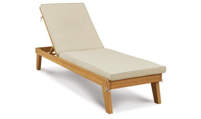 Byron Bay Outdoor Chaise Lounge with Nuvella Cushion