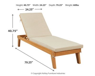 Ashley furniture chaise store lounge chair