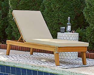 Byron Bay Chaise Lounge with Cushion, , rollover