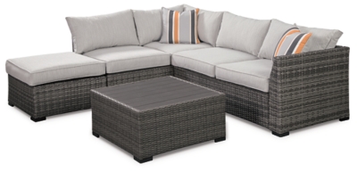 Cherry Point 4-piece Outdoor Sectional Set, , large