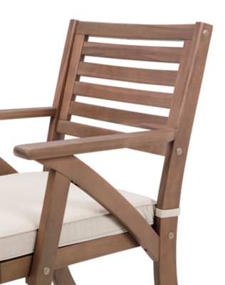 Vallerie Outdoor Chairs with Table Set (Set of 3)