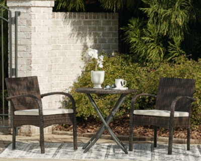 Anchor Lane Outdoor Chairs with Table Set (Set of 3), , large