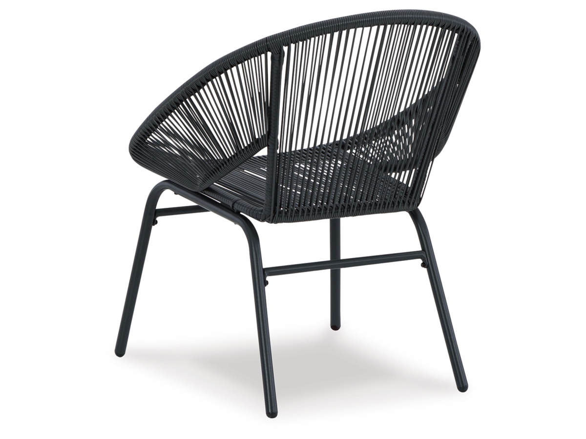 Mandarin Cape 3 Piece Outdoor Chat Set - White Mandarin Cape 3 Piece Outdoor Chat Set - White