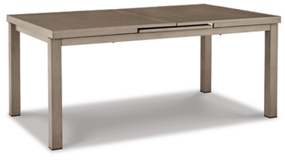 P323-635 Beach Front Outdoor Extendable Dining Table, Beige sku P323-635