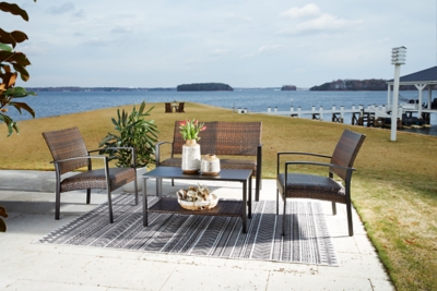 Ashley furniture deals outdoor conversation sets