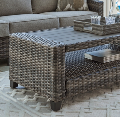 Oasis Court 4 Piece Outdoor Conversation Set Ashley