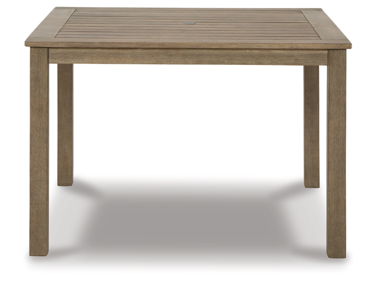 Aria Plains Outdoor Dining Table - Brown