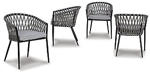 Palm Bliss Outdoor Dining Chair (Set of 4), , large