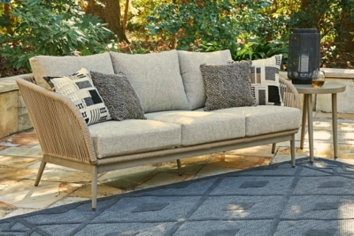 P390-838 Swiss Valley Outdoor Sofa, Beige sku P390-838