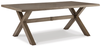 P399-625 Beach Front Outdoor Dining Table, Beige sku P399-625