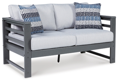 Amora Outdoor Sofa with Cushion & Loveseat