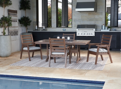 Emmeline Outdoor Dining Table and 4 Chairs, , rollover