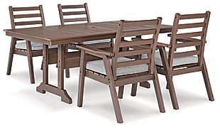 Emmeline Outdoor Dining Table and 4 Chairs, , large