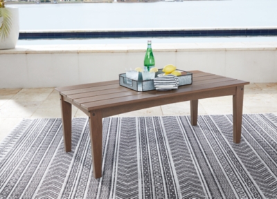 P420-701 Emmeline Outdoor Coffee Table, Brown sku P420-701