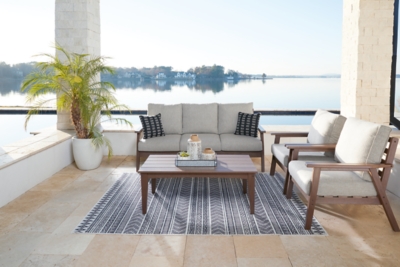 APG-P420-P4 Emmeline Outdoor Sofa and 2 Chairs with Coffee Tab sku APG-P420-P4