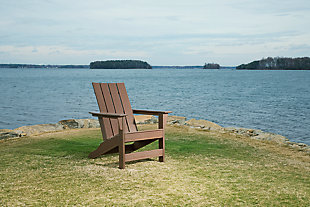 Emmeline Adirondack Chair, Brown, rollover