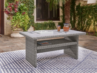 P439-625 Naples Beach Outdoor Multi-use Table, Light Gray sku P439-625