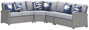 Naples Beach 4-Piece Outdoor Sectional, , large