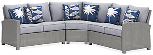 Naples Beach 3-Piece Outdoor Sectional, , large