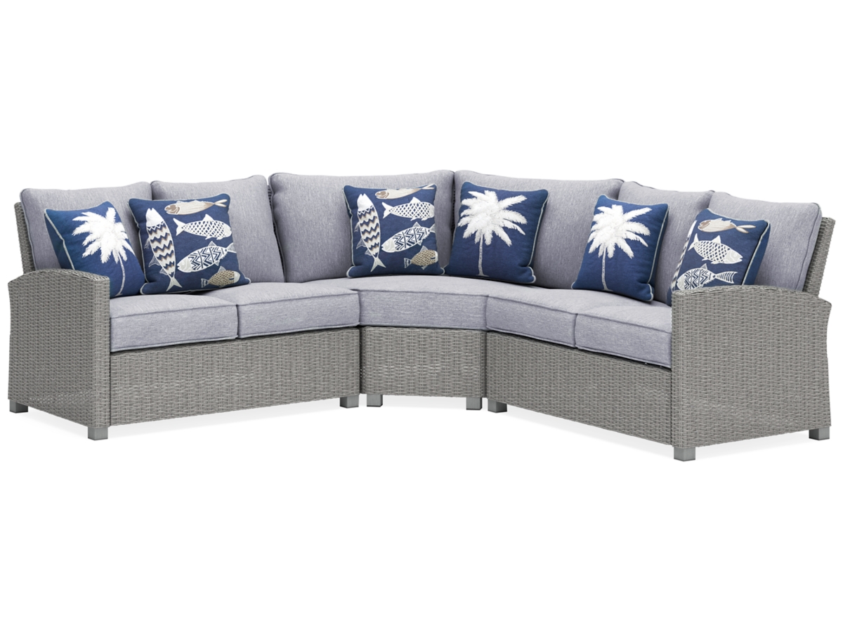 Naples Beach 3 Piece Outdoor Modular Seating Naples Beach 3 Piece Outdoor Modular Seating