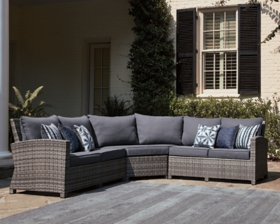 Salem Beach 3-Piece Outdoor Sectional, , rollover