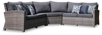 Salem Beach 3-Piece Outdoor Sectional, , large