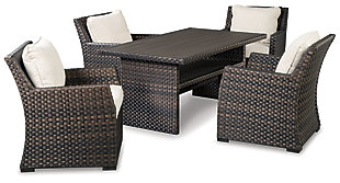 Easy Isle Outdoor Dining Table and 4 Chairs, , large