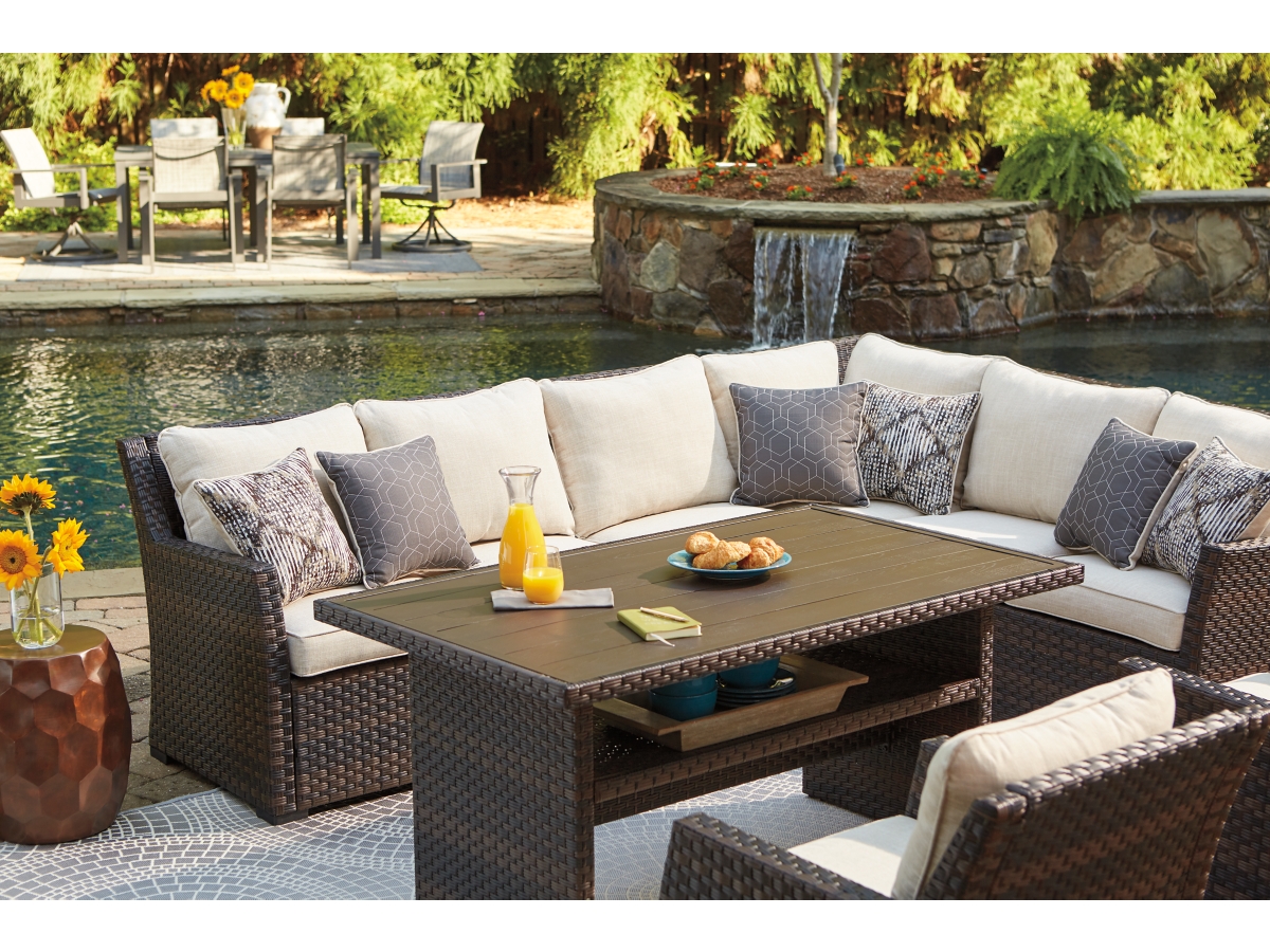 3 piece store outdoor sectional set