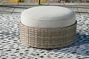Calworth Outdoor Ottoman with Cushion, , rollover