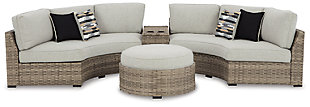 Calworth 4-Piece Outdoor Sectional, , large