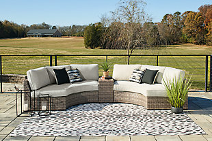 Calworth 3-Piece Outdoor Sectional, , rollover
