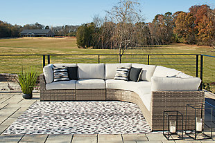 Calworth 5-Piece Outdoor Sectional, , rollover