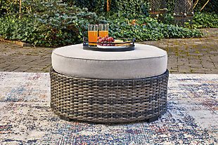 Harbor Court Ottoman with Cushion, , rollover