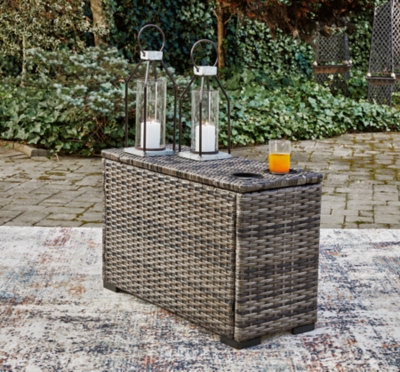 P459-853 Harbor Court Outdoor Console with Drink Holders, G sku P459-853