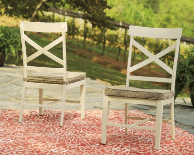 Preston Bay Armless Chair with Cushion (Set of 2), , large