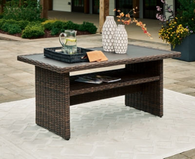 P465-625 Brook Ranch Outdoor Multi-use Table, Brown sku P465-625