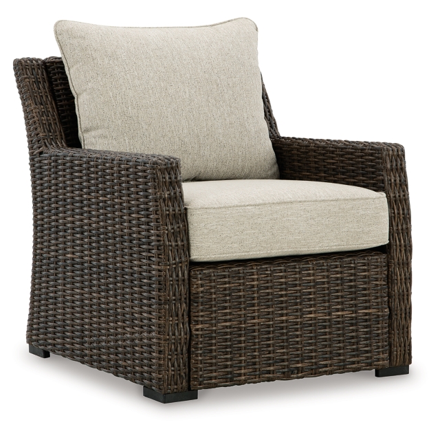 Brook Ranch Outdoor Lounge Chair with Cushion