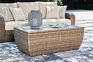 Sandy Bloom Outdoor Coffee Table, , rollover