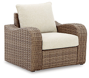 Sandy Bloom Lounge Chair with Cushion, , large