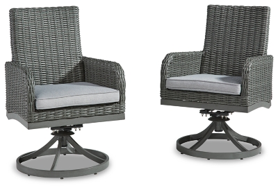 Elite Park Swivel Chair with Cushion (Set of 2)