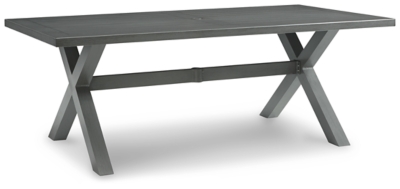 Elite Park Outdoor Dining Table, Gray